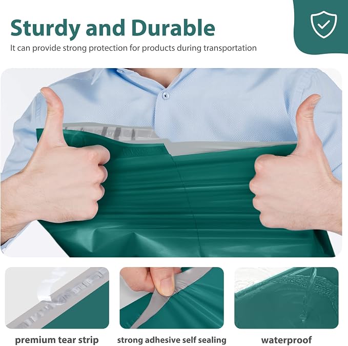 Fuxury Large Poly Mailers 24x24 Inch 50 Pcs, Waterproof XL Shipping Bags - Image 5