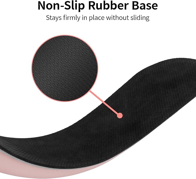 Bloss 2 Pink Wrist Rest for Mouse & Keyboard, Ergonomic Wrist Support | Soft - Image 4