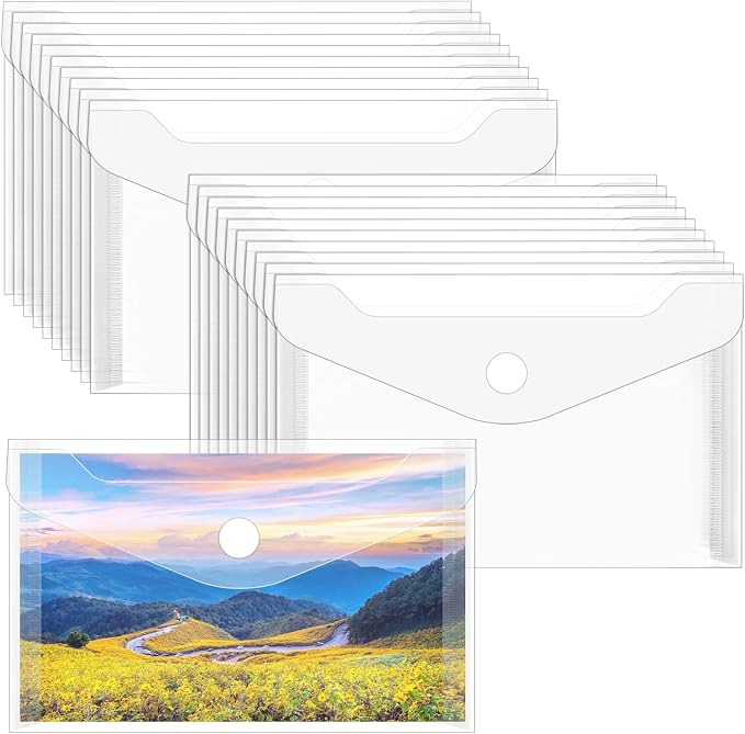 Vmiapxo 20 Pack Small Plastic Envelopes by Vmiapxo