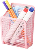 Magnetic Pencil Holder, Mesh Stainless Steel Pen Basket, Metal Writing Utensil by Sanpaint