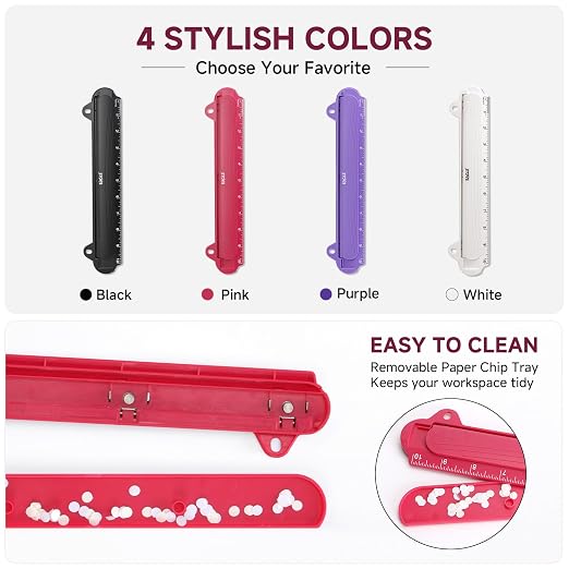 3 Hole Punch Portable Binder Punch - Image 7
