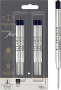 Parker QUINKflow Authentic Black Ink Refills, Medium Point, by Unknown