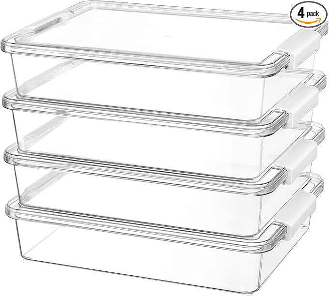 Vtopmart 6 Qt Plastic Storage Bins by Vtopmart