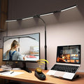 Adjustable LED Desk Lamp with Clamp, 4-Head Eye-Caring CRI95+ Desk Light by SANDROYVOLT