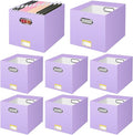 BALEINE File Organizer Box, Cardboard File Folder Organizer by BALEINE