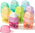 Mr. Pen- Pencil Sharpener & Eraser, 4 Pack | 2-in-1 Manual Sharpeners by MrPen