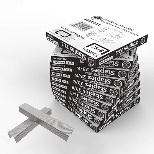 Rayson 23/8 Heavy Duty Staples, Enhanced 5/16" Leg Length, 1/2“ Width, Staples by RAYSON