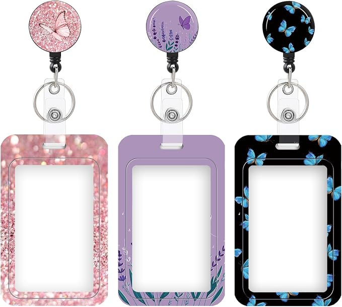 3 Set Heavy Duty Badge Holder by COOKOOKY