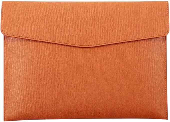 PU Leather A4 File Folder Document Holder Waterproof Portfolio Envelope Folder by enyuwlcm