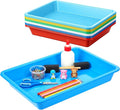 12 PCS Plastic Paper Trays for Classroom, Plastic Art Trays 10.8"×8.3"×1.6" | by Unknown