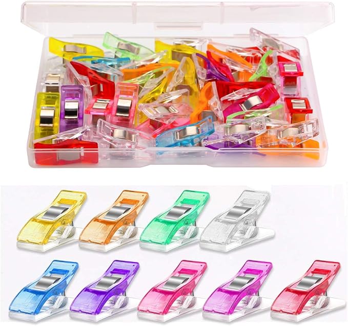 Multipurpose Sewing Clips 30 Pcs Premium Quilting Accessories by Vinlon