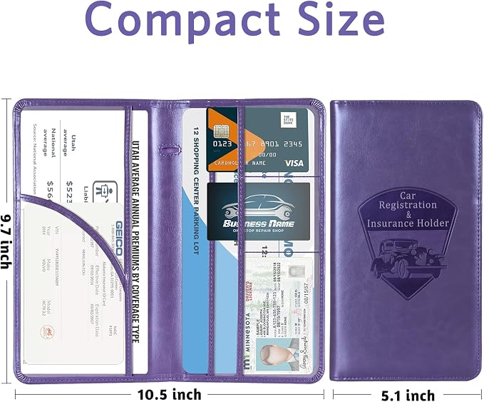 CoBak Car Registration and Insurance Holder - Image 5