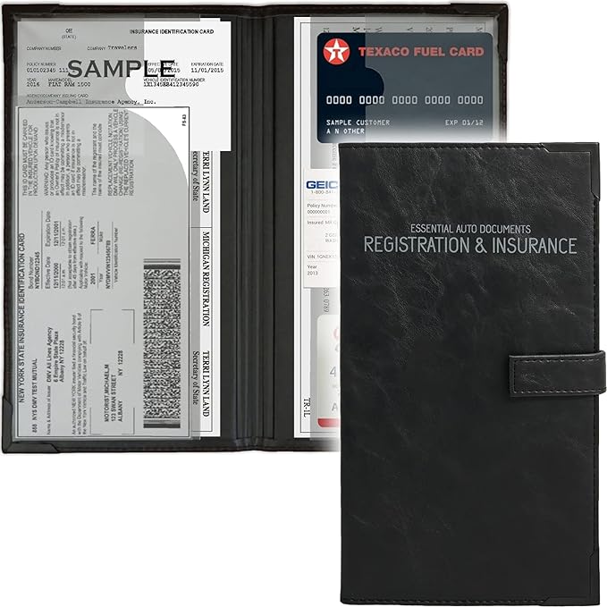 Auto Insurance and Registration Card Holder by PlusXpres