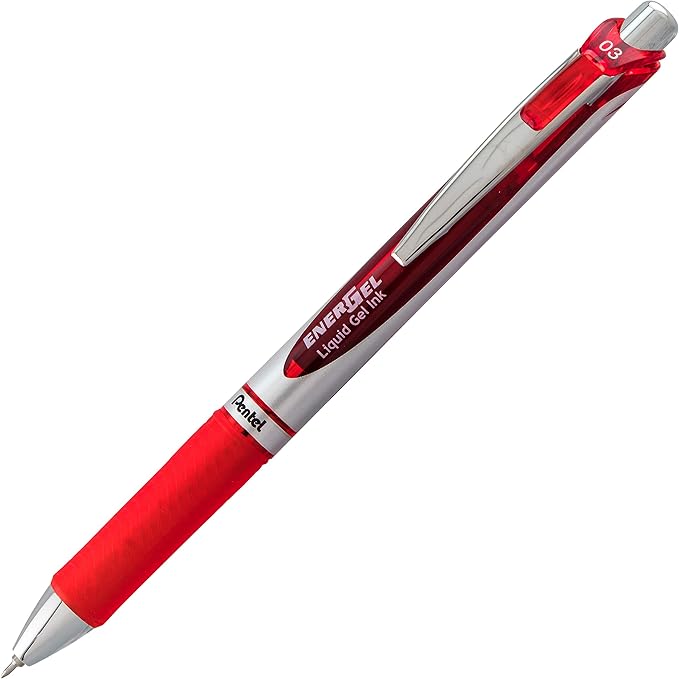 Pentel EnerGel RTX Retractable Liquid Gel Pen, Needle Tip, Extra Fine Line - Image 3
