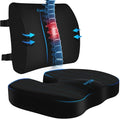 CushZone Ergonomic Seat Cushion & Lumbar Support Pillow by CushZone