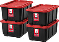 IRIS USA 4-Pack 27 Gallon Storage Bins by IRISUSA