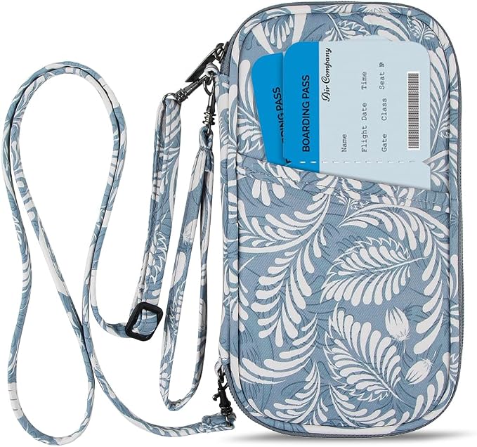 RFID Passport Wallet with Vaccine Card Slot, Family Travel Passport Holder by homchen