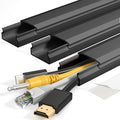 Yecaye TV Cord Hider, 42In Large Cable Hider Black, Wire Covers by Yecaye