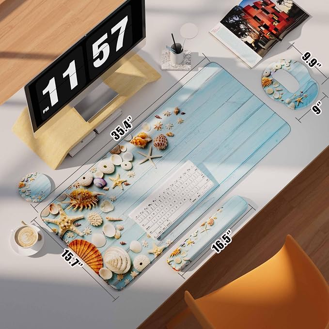 Desk Mat Set + Keyboard and Mouse Pad - Image 3