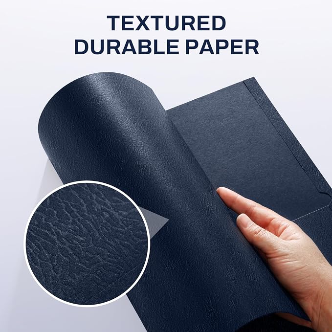 SUNEE Two Pocket Folders, 100 Pack File Folders - Image 3