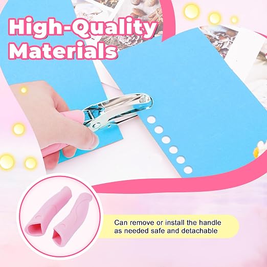 UCEC 3 Pack Metal Handheld Small Hole Punch, Paper Punches - Image 3