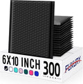 Fuxury 300 Pack Black Bubble Mailers 6x10 Inch, Small Bubble Shipping by Fuxury