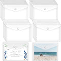Vmiapxo 20 Pack Stamp and Die Storage Pockets, Reusable Small Plastic Envelopes by Vmiapxo