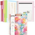 Ospelelf Pink Foldable Spiral Clipboard Folio by OspelelfOfficeSupplies