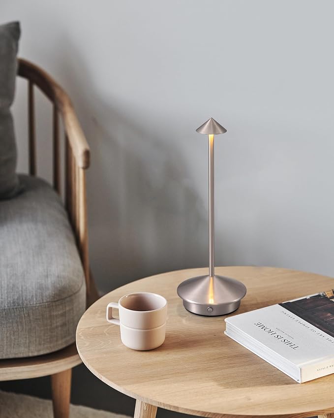 Modern Cordless Table Lamp Set of 2, Portable LED Desk Lamps, 5000mAh - Image 7