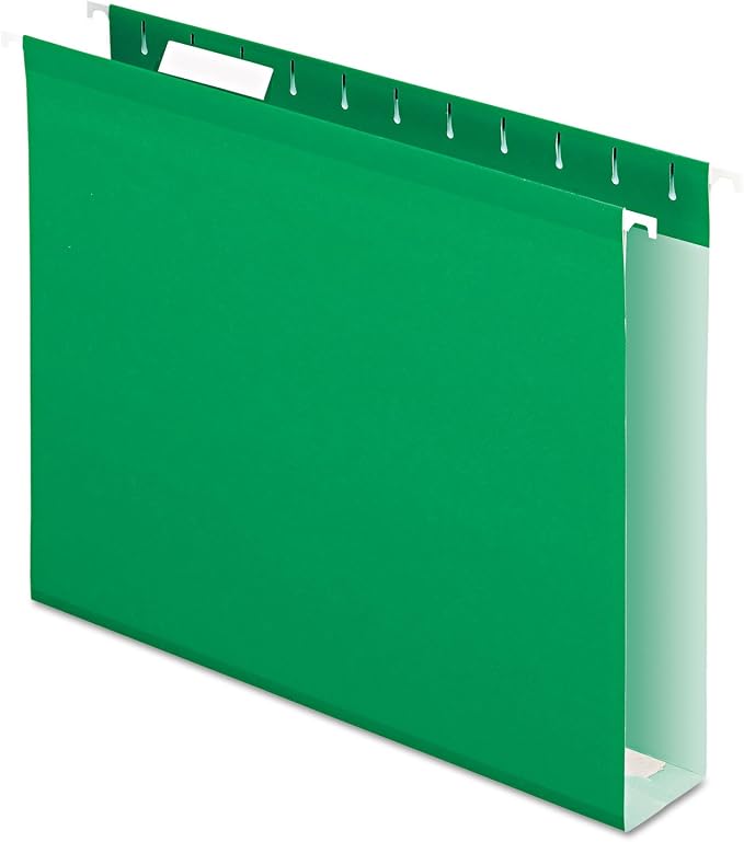 Pendaflex 04152X2 BGR Extra Capacity Reinforced Hanging Folders, Bright Green by TOPSProducts