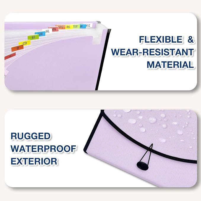 H4D 13-Pocket Accordion File Organizer - Image 7