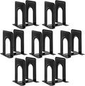 HappyHapi Book Ends, Non-Skid Metal Bookend Supports by Happyhapi