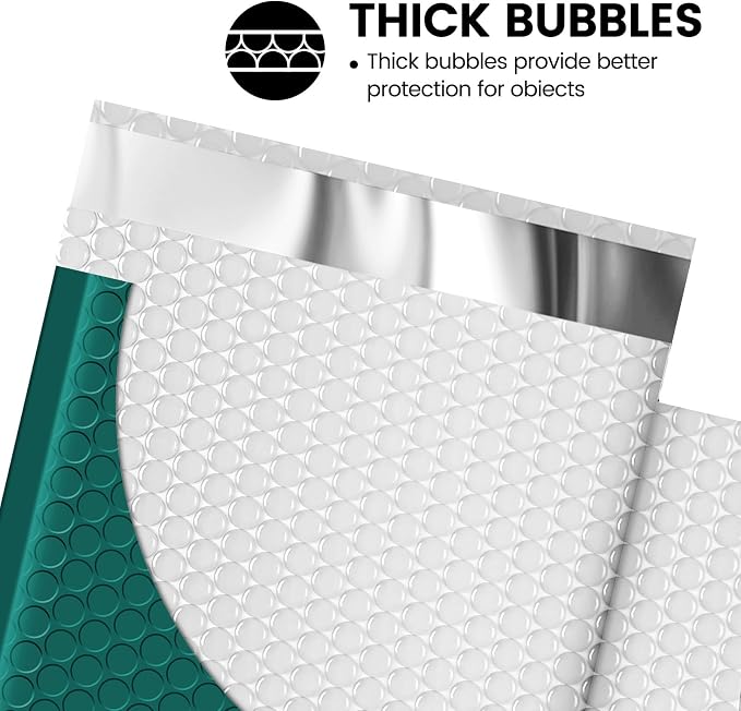 Fuxury Bubble Mailers 6x10" 100 Pack Opaque Bubble Mailer Usable Size 6x9" - Image 3