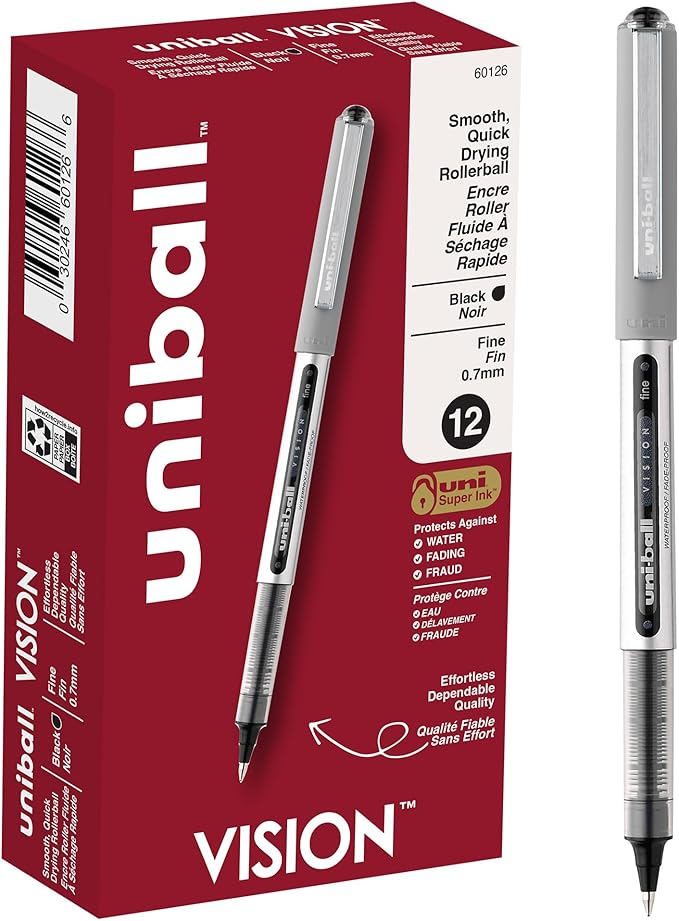 uni-ball Rollerball Pens, 0.7 mm, Fine Point by uni-ball