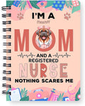 Ninety3POD I'm a Mastiff Mom and a Registered Nurse Nothing Scares Me Spiral by Ninety3POD