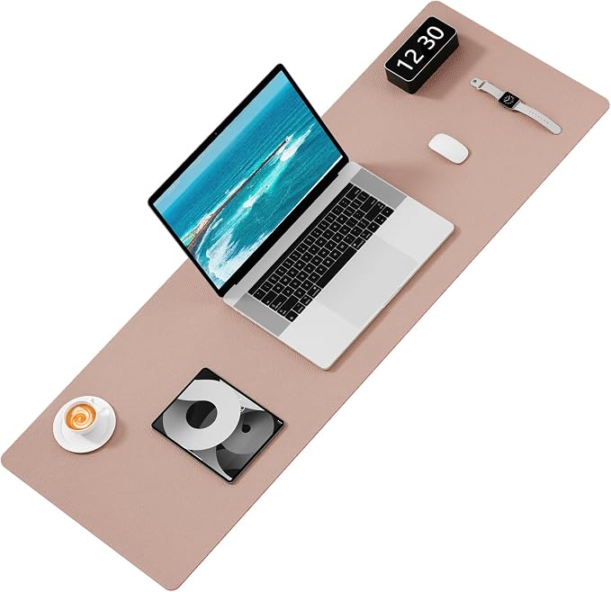 Hsurbtra Desk Pad, XXXL Extended Mouse Pad, Waterproof Desktop Blotter Protector - Image 2