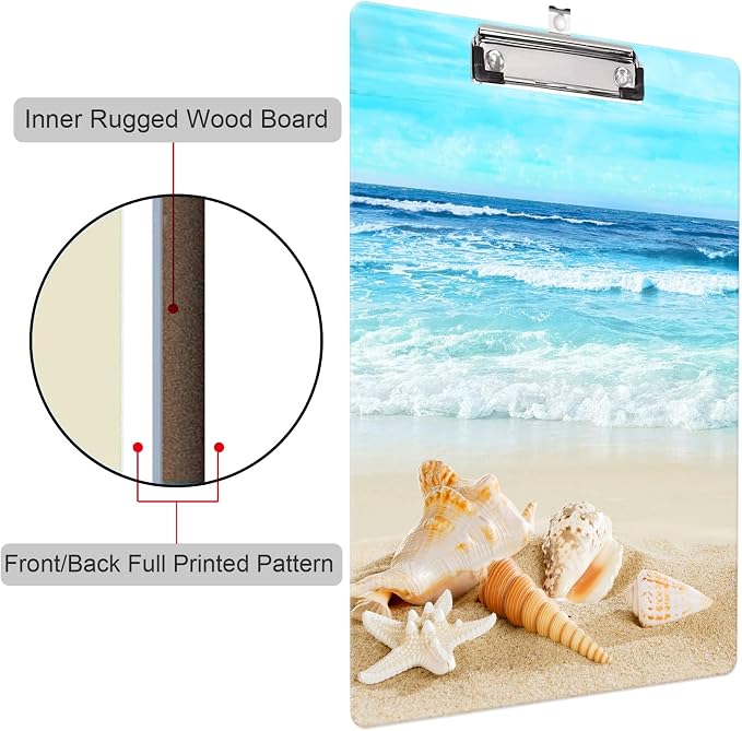 Fashion Clipboard, A4 Letter Size Wooden Decorative Clipboards - Image 5