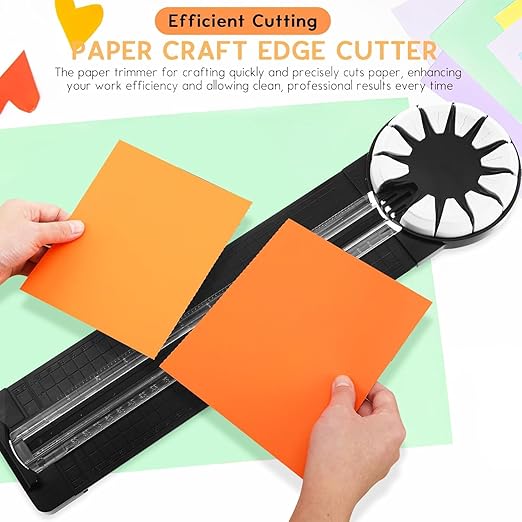 Paper Craft Edge Cutter, 12 in 1 Paper Cutter, Rolling Paper Cutter - Image 3