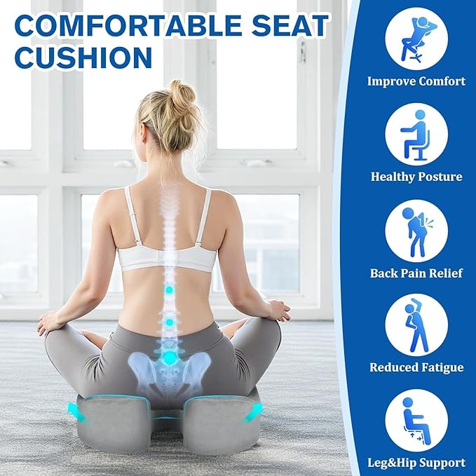 CushyOasis Seat Cushion, Chair Cushions, Office Chair Cushions, Anti-Slip - Image 3