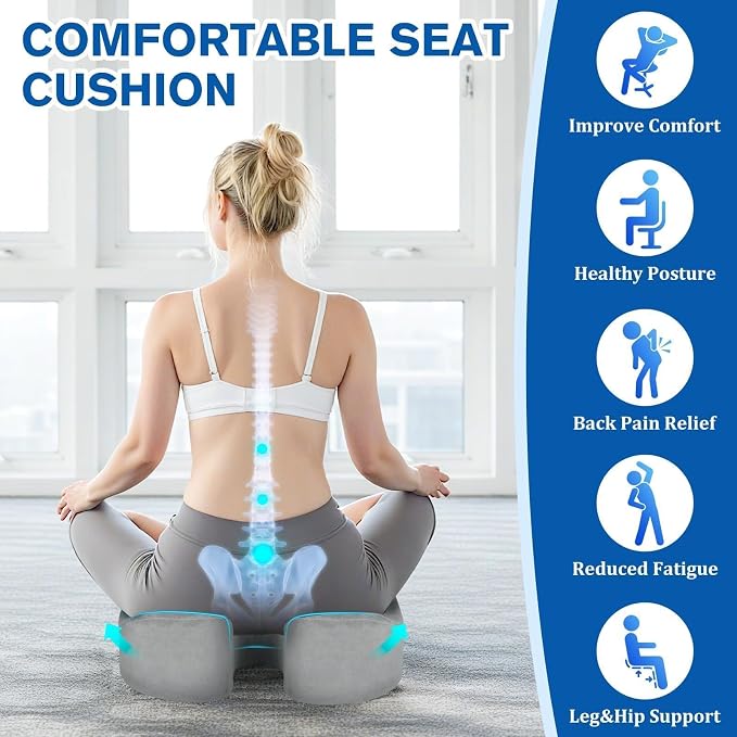 CushyOasis Seat Cushion, Chair Cushions, Office Chair Cushions, Anti-Slip - Image 3