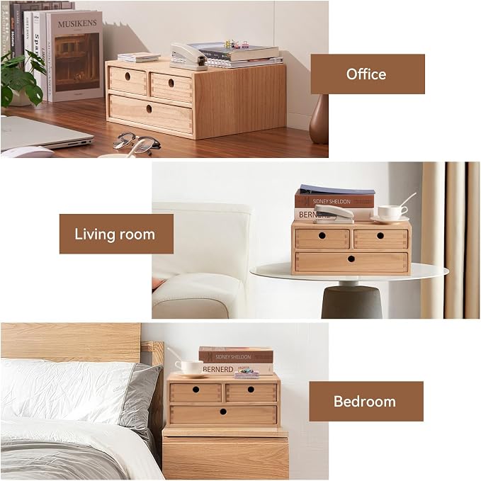 KIRIGEN Solid Wood Desktop Organizer - Image 6
