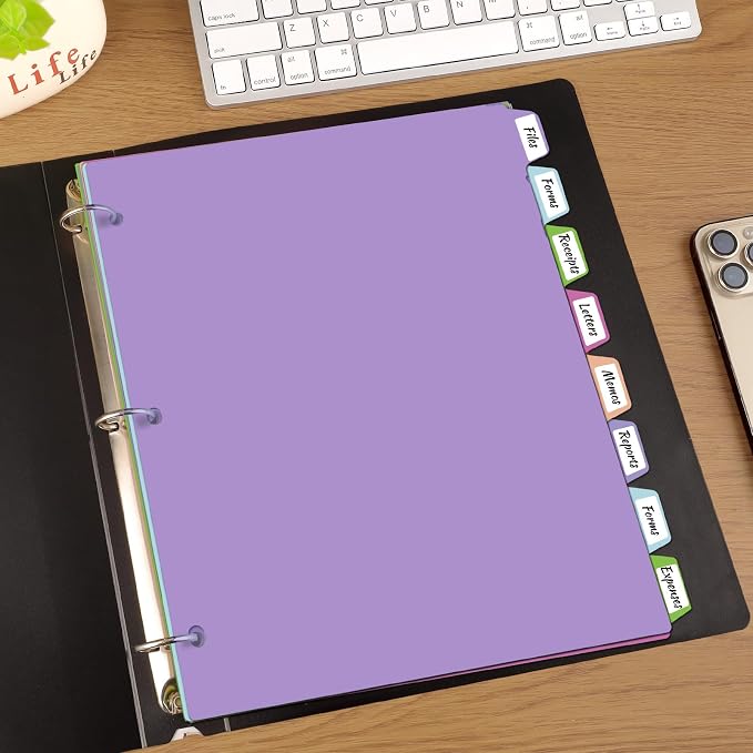 HABGP 96Pcs/12 Set Binder Dividers - Image 8