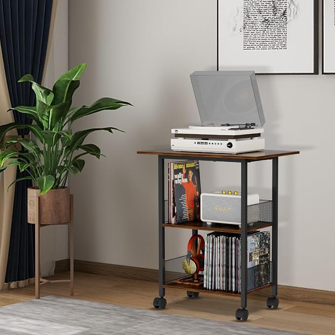 BOHDK Printer Stand, 3-Tier Industrial Large Printer Table - Image 5