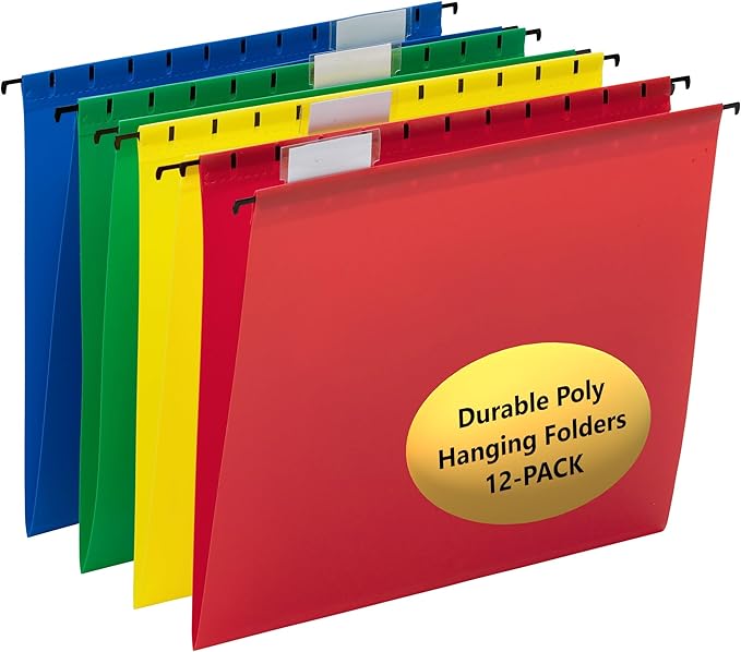 Smead Poly Plastic Hanging File Folders by SMEAD