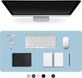 Leather Desk Pad Protector, Non-Slip Desk Pad, on-Slip PU Leather Large Mouse by CADONO