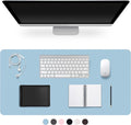 Leather Desk Pad Protector, Non-Slip Desk Pad, on-Slip PU Leather Large Mouse by CADONO