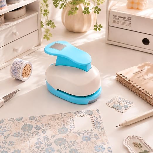 BAOFALI Stamp Puncher 1.2x1 inch Stamp Punch Rectangular Postage Stamp Punch - Image 4