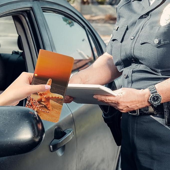 TILDOSAC 2-piece leather car registration and insurance card holder, car - Image 5