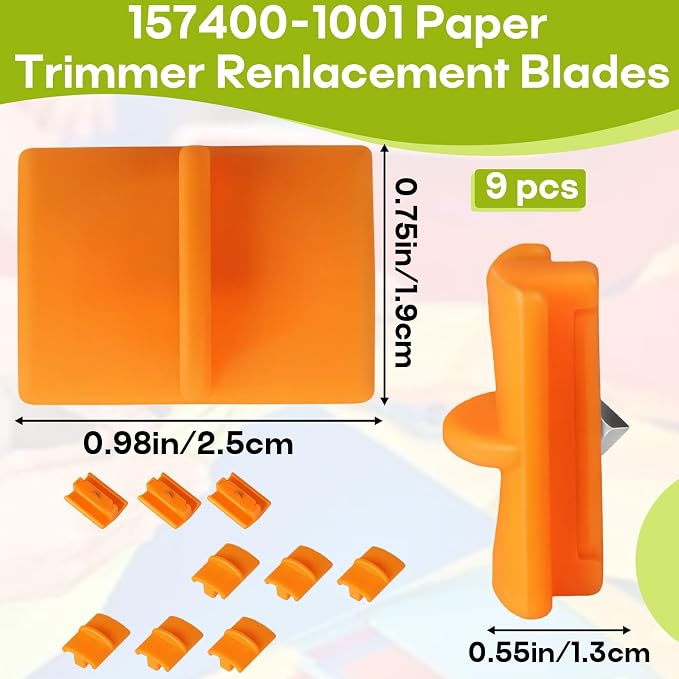 9-Pack 157400-1001 Titanium TripleTrack Blades Replacement - Image 2