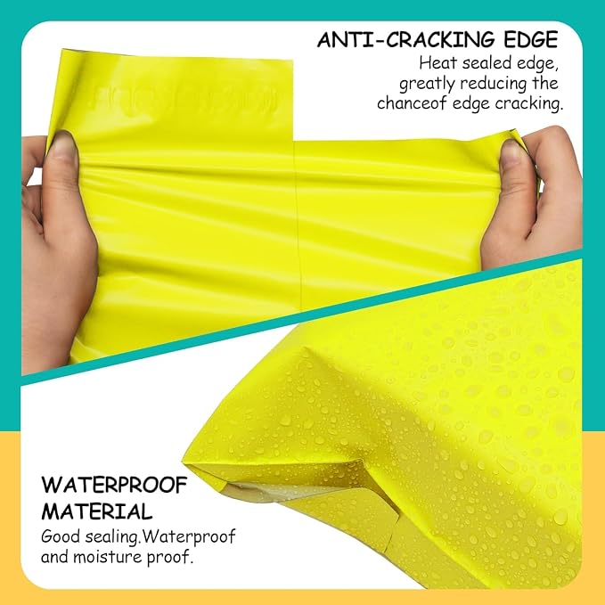 Poly Mailers 10x13 Inch 200 Pcs, Tear Resistant and Waterproof Mailing Envelopes - Image 4
